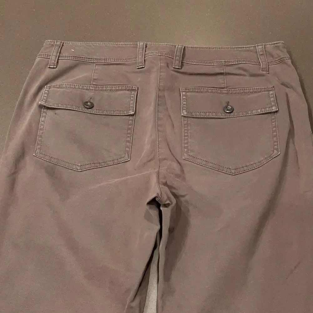LOFT Modern Straight Gray Pants - Picture 3 of 9